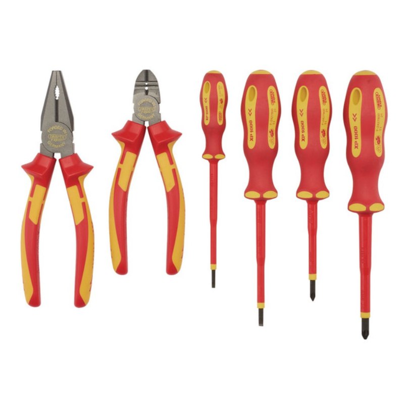 Draper XP1000 VDE Screwdriver and Pliers Set (6 Piece)