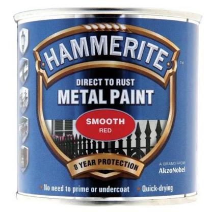 Hammerite Direct to Rust Smooth Finish Metal Paint - All Colours - All Sizes