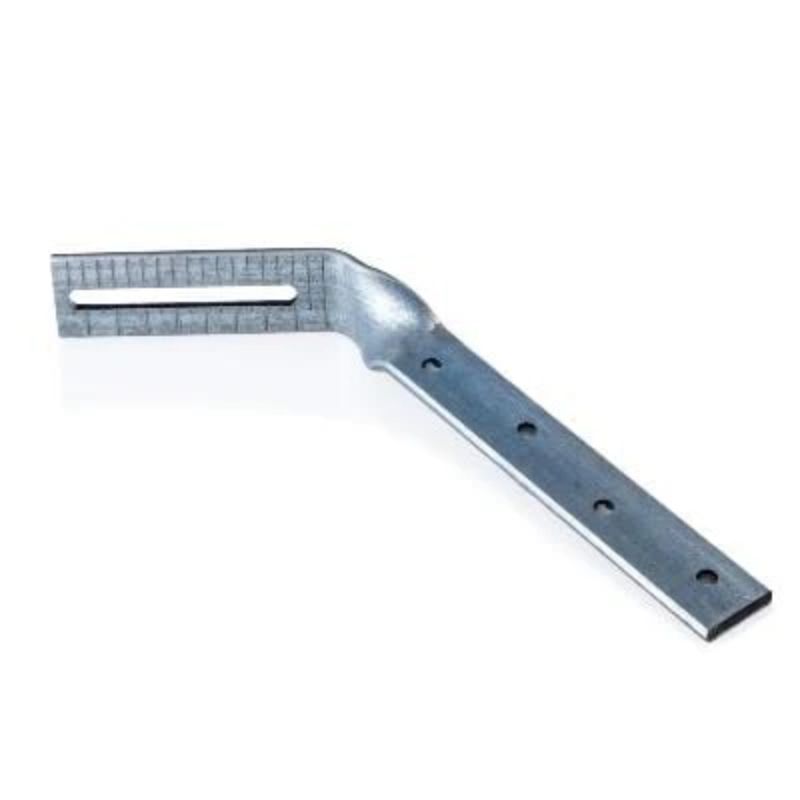 Roofart Twisted Bracket Support Arm x 125mm (Galvanised)