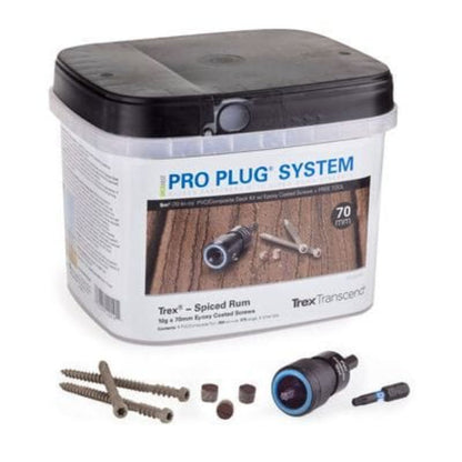 Trex Starborn ProPlug System (350 Screws and 350 Plugs per Tub) - All Colours