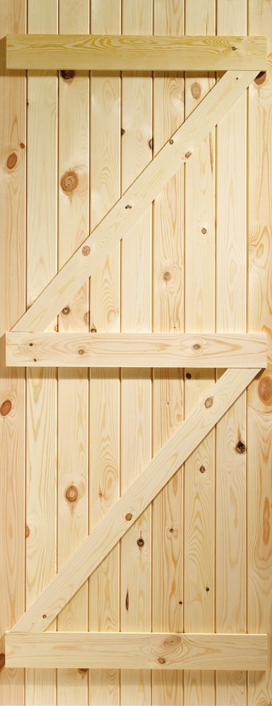 Image for XL Joinery Ledged & Braced External Pine Gate or Shed Door