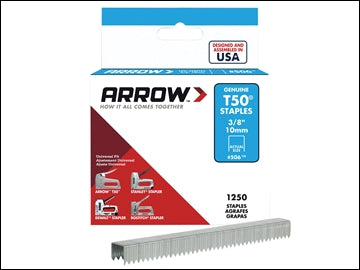 Image for T50 Staples 10mm (3/8in) Box 1250