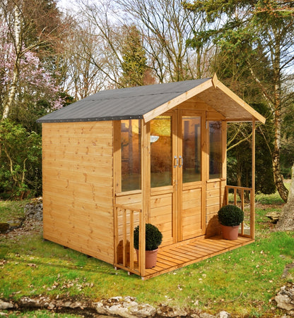 Forest Shiplap Maplehurst Summerhouse - 7 x 7 ft ASUM77INST