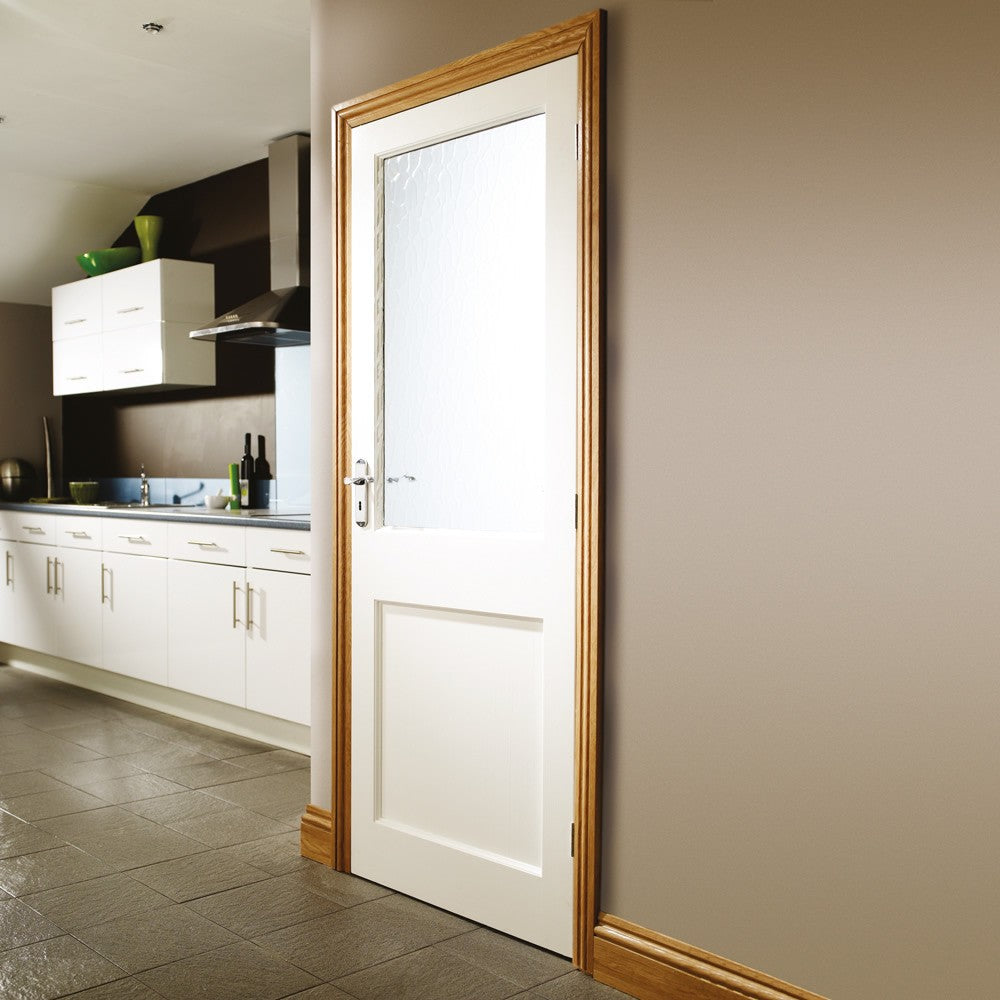 Image for XL Joinery 2XG External Clear Pine Door (Dowelled) with Flemish Glass