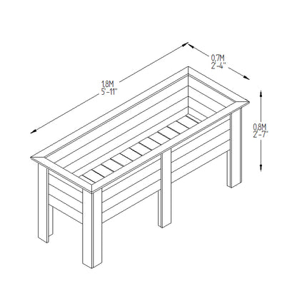 Image for Forest Deep Root Planter - 1.8m