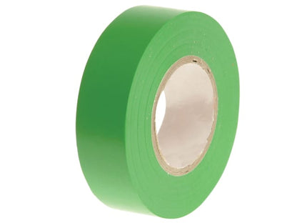 Image for Faithfull PVC Electrical Tape Green 19mm x 20m