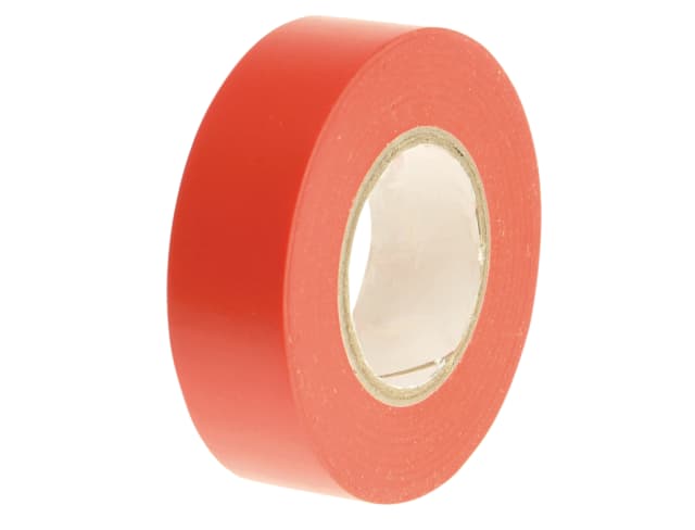 Image for Faithfull PVC Electrical Tape Red 19mm x 20m