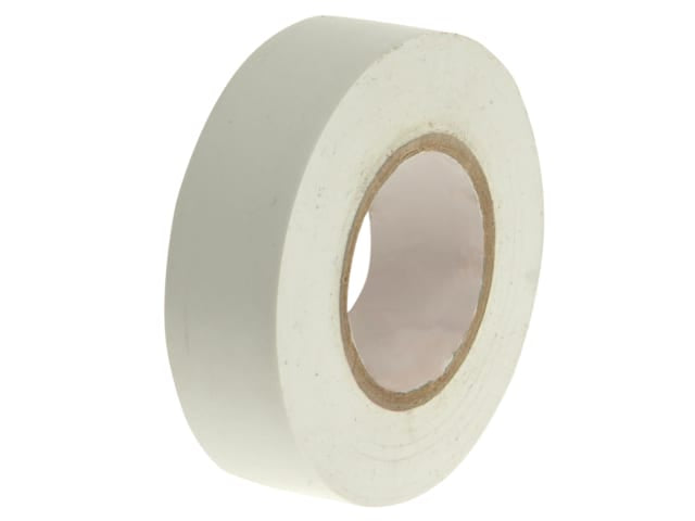 Image for Faithfull PVC Electrical Tape White 19mm x 20m