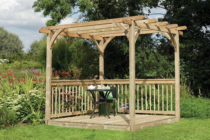 Image for Forest Ultima Pergola and Decking Kit - 2.4 x 2.4m