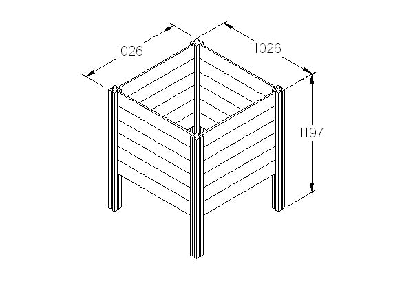 Image for Forest Slot Down Compost Bin