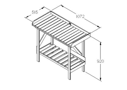 Image for Forest Potting Bench - 107.5cm x 92cm