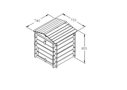 Image for Forest Beehive Compost Bin