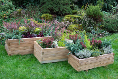 Image for Forest Durham Rectangular Planter - Set of 3