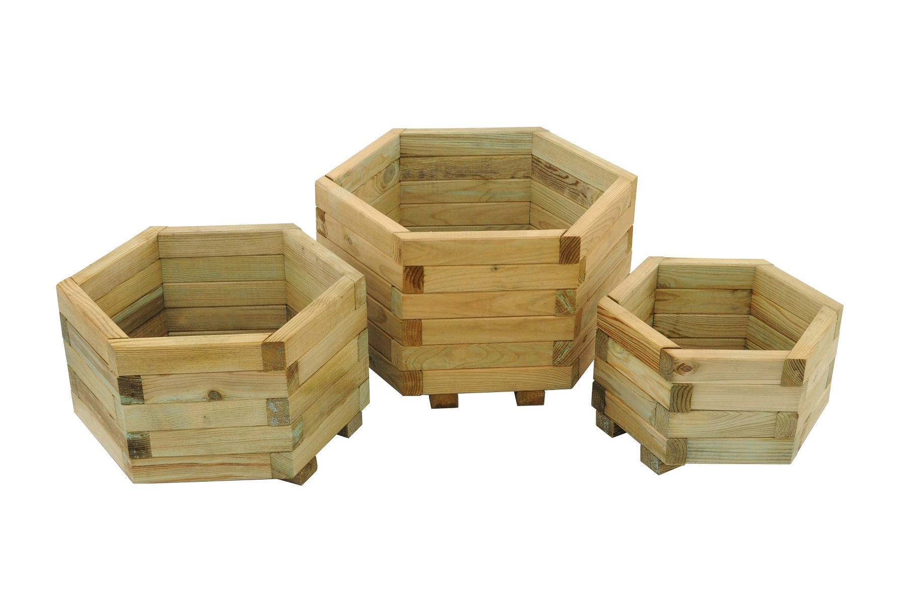 Image for Forest York Hexagonal Planter - Set of 3