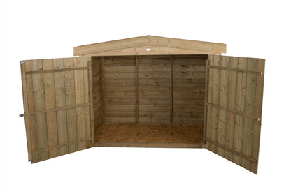 Image for Forest Pressure Treated Apex Large Outdoor Store - 6.5ft x 4.11ft