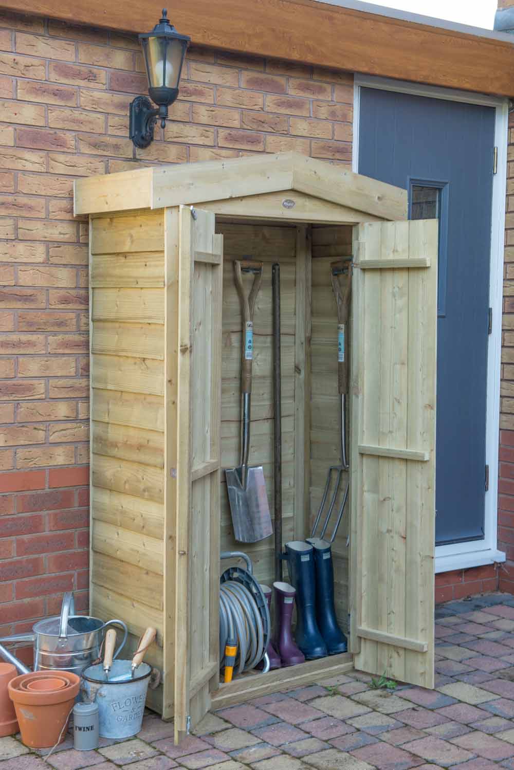 Image for Forest Pressure Treated Apex Tall Garden Store - 3.6ft x 6ft