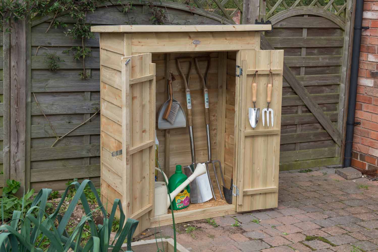 Image for Forest Pressure Treated Pent Garden Store - 3.6ft x 4.4ft