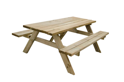 Image for Forest Rectangular Picnic Table - Large