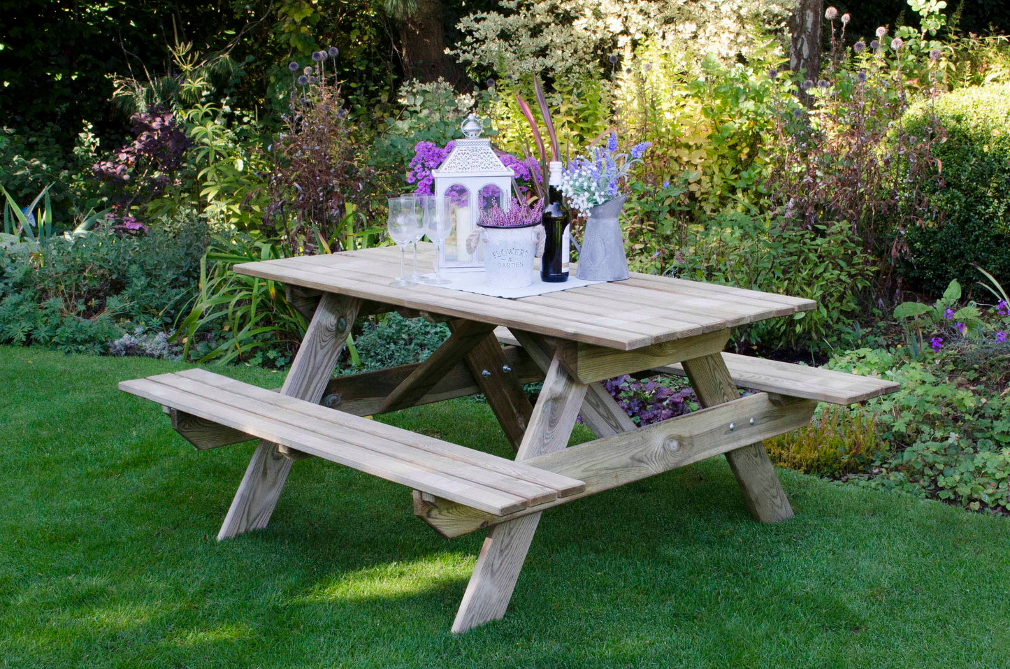 Image for Forest Rectangular Picnic Table - Small