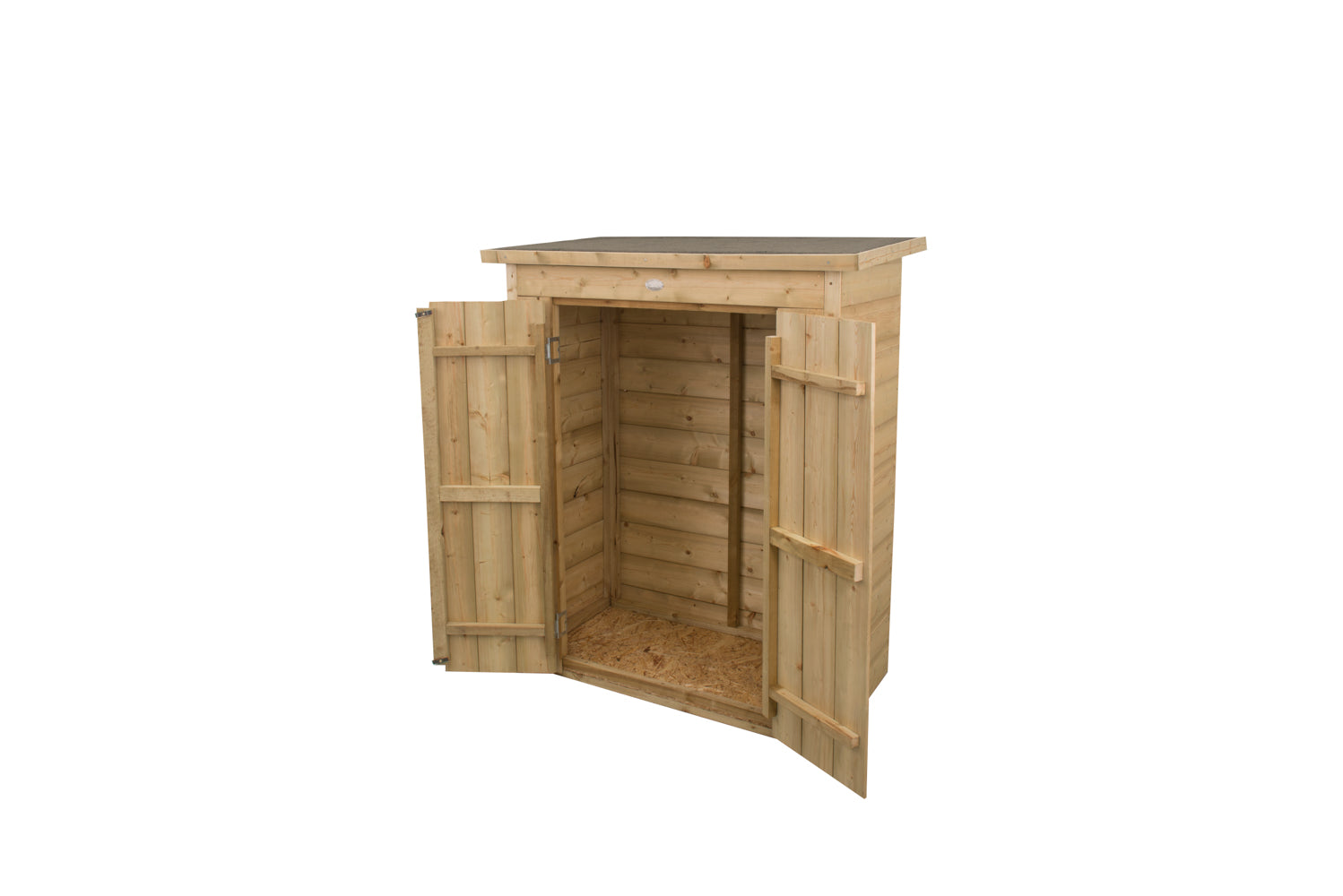 Image for Forest Pressure Treated Shiplap Pent Garden Store - 3.6ft x 4.4ft