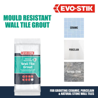 Evo-Stik Wall Tile Grout - Mould Resistant (White)