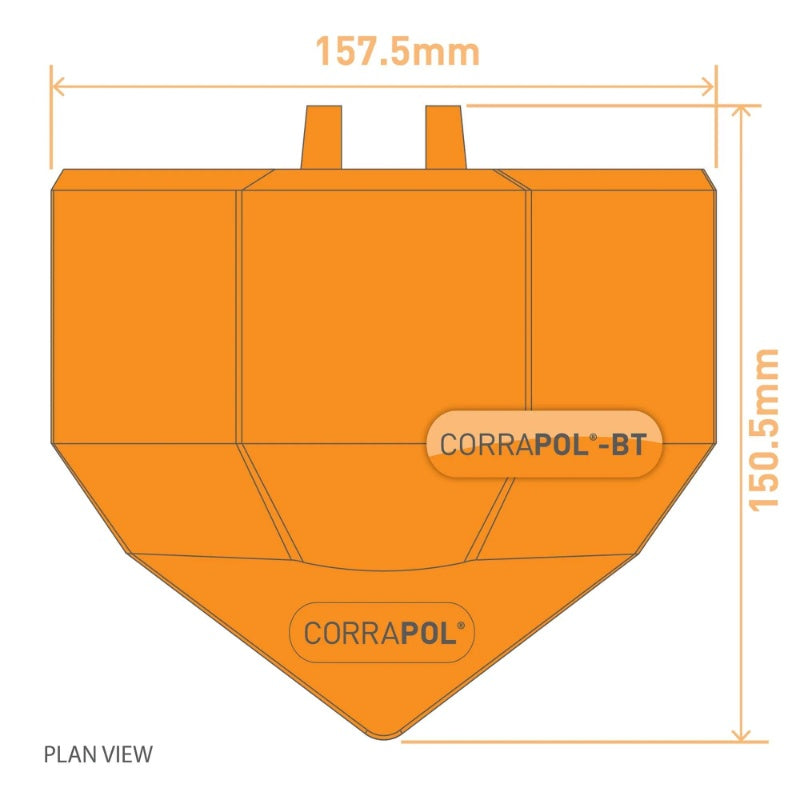 Corrapol-BT Aluminium Super Ridge Endcap - All Colours