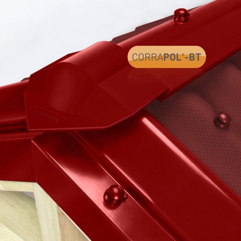 Corrapol-BT Aluminium Super Ridge Endcap - All Colours