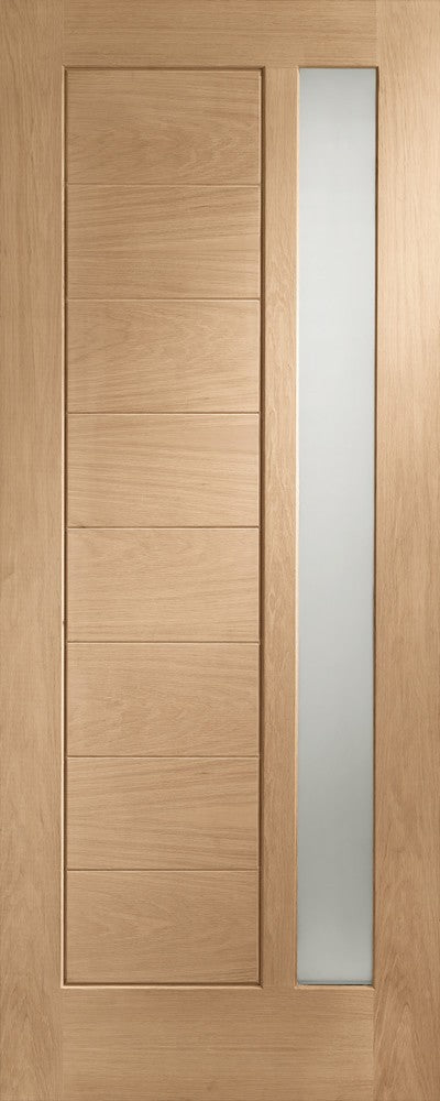 Image for XL Joinery Modena Double Glazed External Oak Door (Dowelled) with Obscure Glass