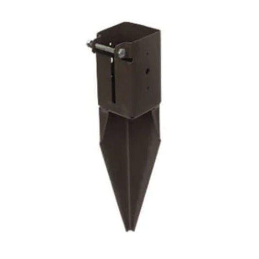 Sabrefix Fence Post Repair Spike - 75mm x 75mm - Powder Coated - (Pack of 2)