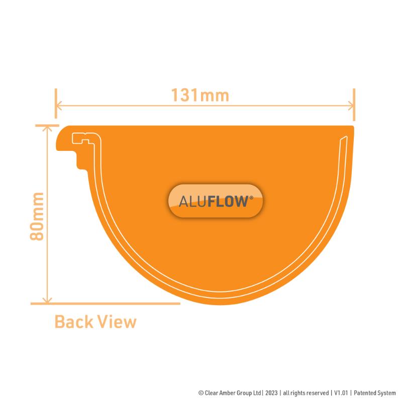 Gutter Deepflow LH Stopen - All Colours