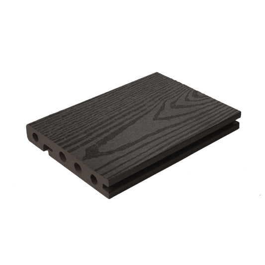 DDecks DuroDual Composite Bullnose Woodgrain Effect Decking Board 145mm x 21mm x 2.5m - All Colours