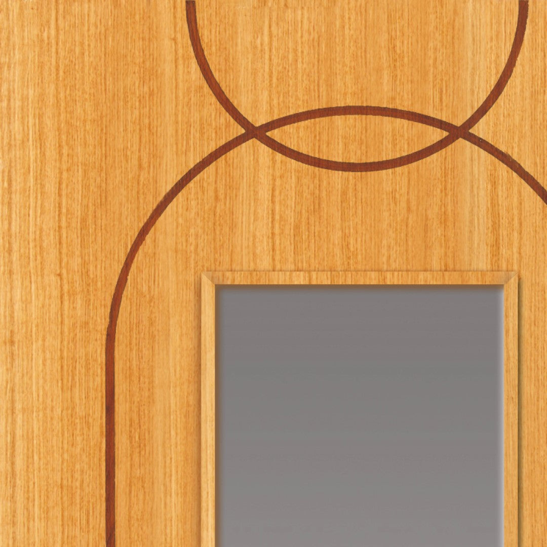 Image for JB Kind Oak Agua Glazed Pre-Finished Internal Door