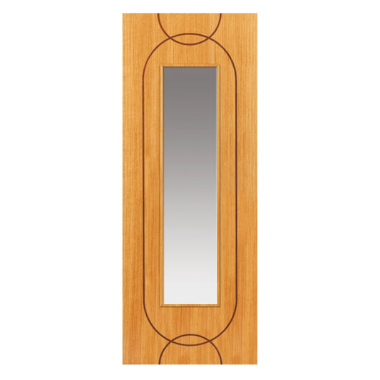 Image for JB Kind Oak Agua Glazed Pre-Finished Internal Door 1981 X 838 X 35mm