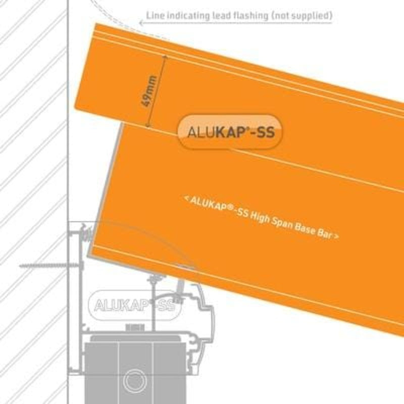 Alukap-SS High Span Gable Bar - Full Range