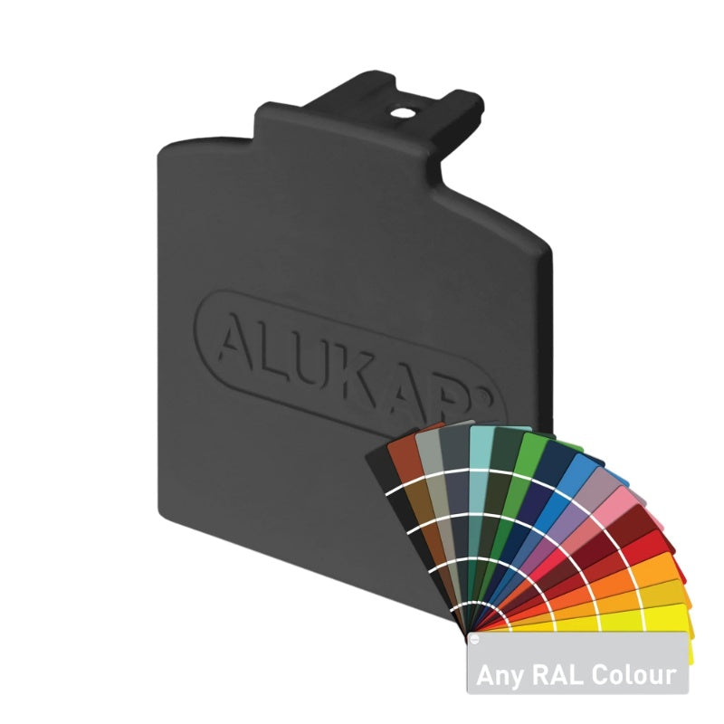 Alukap-XR 60mm Aluminium Bar with Rafter Gasket and End Cap - Powder Coated