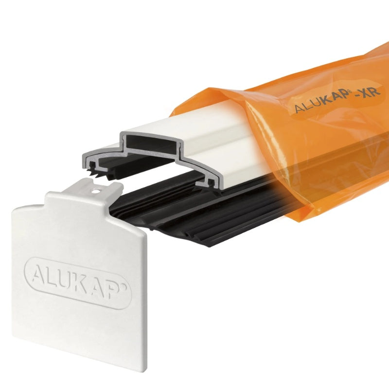 Alukap-XR 60mm Aluminium Bar with Rafter Gasket and End Cap - Full Range