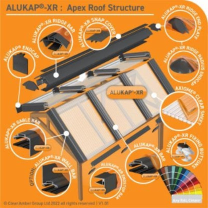 Alukap-XR 60mm Bar 4.8m 55mm RG PC Alu E/Cap