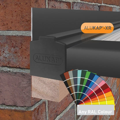 Alukap-XR 60mm Aluminium Wall Bar with Rafter Gasket and End Cap - All Lengths