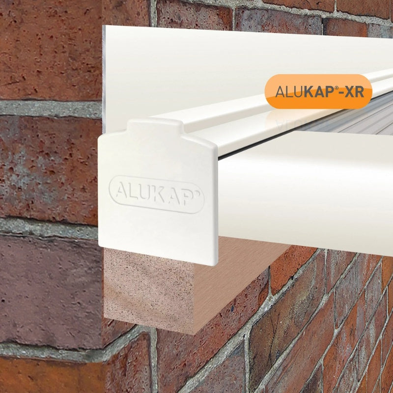 Alukap-XR 60mm Aluminium Wall Bar with Rafter Gasket and End Cap - All Lengths