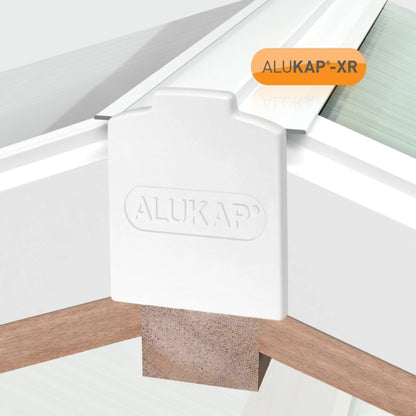 Alukap-XR Aluminium Hip Bar with Rafter Gasket and End Cap - All Lengths