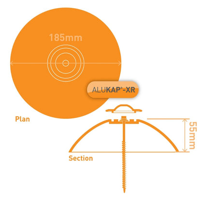 Alukap-XR Roof Lantern Pinnacle Top Cap - All Colours