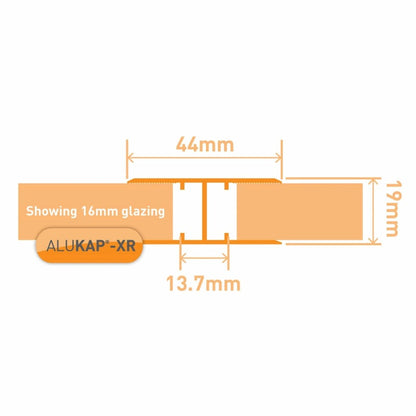 Alukap-XR 16mm Aluminium H Section - All Sizes