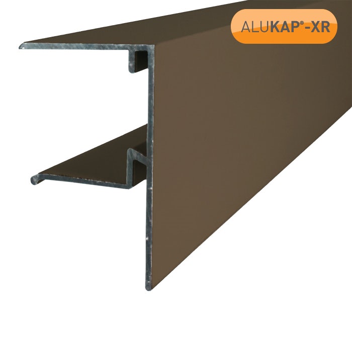 Image for ALUKAP-XR 35mm Endstop Bar Brown - 4.8m