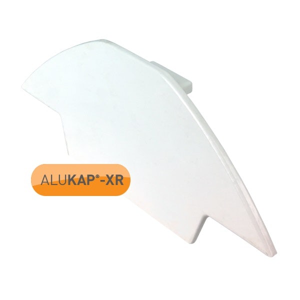 Image for ALUKAP-XR Ridge Gable End Plate - White