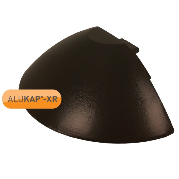 Image for ALUKAP-XR Ridge Radius End Cap - Brown