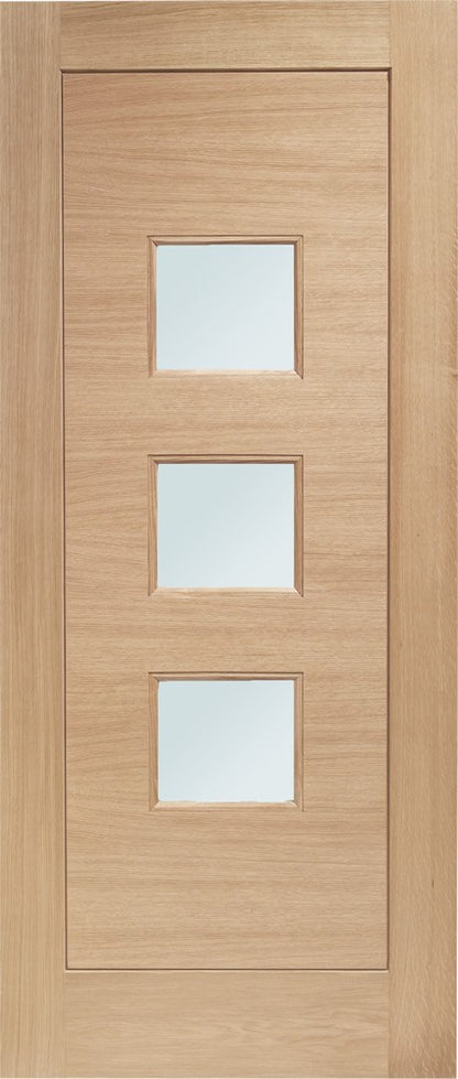 Image for XL Joinery Turin Double Glazed External Oak Door (M&T) with Obscure Glass