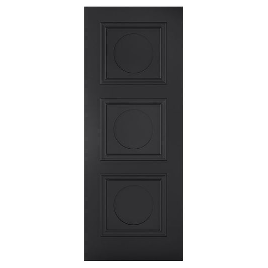 LPD Antwerp Black Primed 3P Internal Door - 78in x 27in x 35mm (1981 x 686mm)
