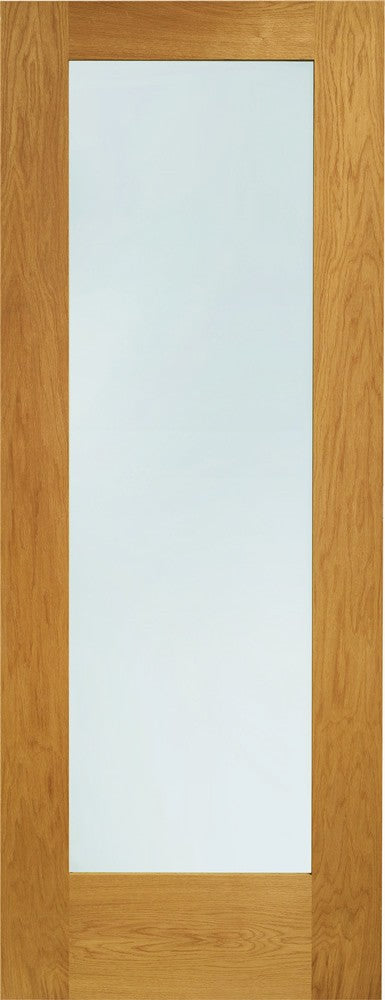 Image for XL Joinery Pattern 10 Pre-Finished Double Glazed External Oak Door with Clear Glass