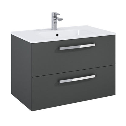 Aqua Aquatrend 800mm Wall Hung Vanity Unit - All Colours