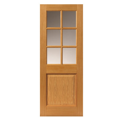 Image for JB Kind Arden Oak Glazed Internal Door